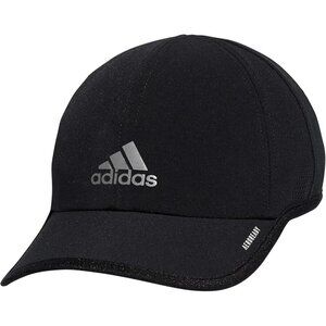 Men's Black/silver Reflective/super Lite Hat Running Cap